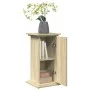 Pedestal expositor con almacenaje roble Sonoma 31x30x60 cm de , Soportes para macetas - Ref: Foro24-854618, Precio: 53,75 €, ...