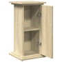 Pedestal expositor con almacenaje roble Sonoma 31x30x60 cm de , Soportes para macetas - Ref: Foro24-854618, Precio: 54,80 €, ...