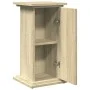 Pedestal expositor con almacenaje roble Sonoma 31x30x60 cm de , Soportes para macetas - Ref: Foro24-854618, Precio: 53,75 €, ...
