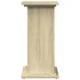 Pedestal expositor con almacenaje roble Sonoma 31x30x60 cm de , Soportes para macetas - Ref: Foro24-854618, Precio: 53,75 €, ...