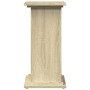 Präsentationssockel mit Aufbewahrung Sonoma-Eiche 31x30x60 cm von , Topfständer - Ref: Foro24-854618, Preis: 54,91 €, Rabatt: %