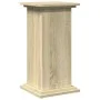 Pedestal expositor con almacenaje roble Sonoma 31x30x60 cm de , Soportes para macetas - Ref: Foro24-854618, Precio: 53,75 €, ...
