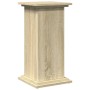 Präsentationssockel mit Aufbewahrung Sonoma-Eiche 31x30x60 cm von , Topfständer - Ref: Foro24-854618, Preis: 54,91 €, Rabatt: %
