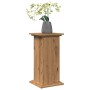 Ausgestellter Sockel mit Eichenholz-Handwerkskunst und Stauraum, 31x30x60 cm. von , Topfständer - Ref: Foro24-854624, Preis: ...