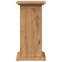 Ausgestellter Sockel mit Eichenholz-Handwerkskunst und Stauraum, 31x30x60 cm. von , Topfständer - Ref: Foro24-854624, Preis: ...