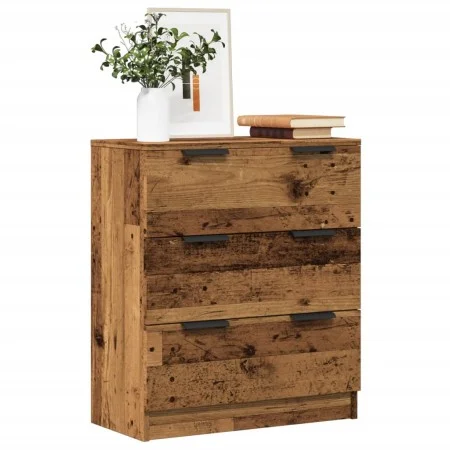 Aparador de madera de ingeniería envejecida 60x30x70 cm by , Sideboards - Ref: Foro24-856834, Price: 75,38 €, Discount: %