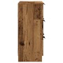 Aparador de madera de ingeniería envejecida 60x30x70 cm by , Sideboards - Ref: Foro24-856834, Price: 76,31 €, Discount: %