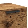 Aparador de madera de ingeniería envejecida 60x30x70 cm by , Sideboards - Ref: Foro24-856834, Price: 76,31 €, Discount: %