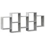 Wandregal aus grauem Beton-Holzwerkstoff 159x18x65 cm von , Regale und Regale - Ref: Foro24-853212, Preis: 55,95 €, Rabatt: %