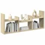 Engineered wood wall cabinet in Sonoma oak, 100x18x40 cm by , Shelves and shelves - Ref: Foro24-854798, Price: 36,29 €, Disco...