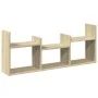 Engineered wood wall cabinet in Sonoma oak, 100x18x40 cm by , Shelves and shelves - Ref: Foro24-854798, Price: 36,29 €, Disco...
