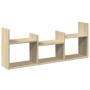 Wandschrank aus Sonoma-Eiche, 100x18x40 cm, aus Holzwerkstoff von , Regale und Regale - Ref: Foro24-854798, Preis: 36,99 €, R...