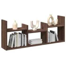 Mueble de pared madera de ingeniería marrón roble 100x18x40 cm by , Shelves and shelves - Ref: Foro24-854802, Price: 30,26 €,...
