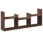 Wandregal aus braunem Eichenfurnierholz 100x18x40 cm. von , Regale und Regale - Ref: Foro24-854802, Preis: 30,72 €, Rabatt: %