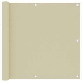 Balcony awning cream oxford fabric 90x300 cm by vidaXL, Umbrellas - Ref: Foro24-134952, Price: 15,19 €, Discount: %