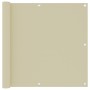 Toldo para balcón tela oxford crema 90x300 cm de vidaXL, Sombrillas - Ref: Foro24-134952, Precio: 15,19 €, Descuento: %
