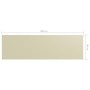 Toldo para balcón tela oxford crema 90x300 cm de vidaXL, Sombrillas - Ref: Foro24-134952, Precio: 15,19 €, Descuento: %