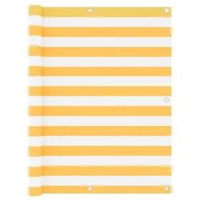 Balcony awning white and yellow oxford fabric 120x500 cm by vidaXL, Umbrellas - Ref: Foro24-134910, Price: 23,45 €, Discount: %