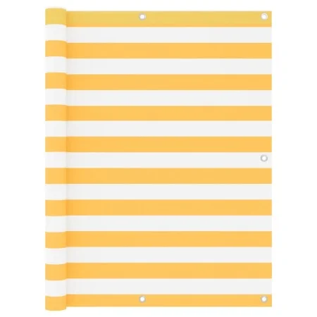 Balcony awning white and yellow oxford fabric 120x500 cm by vidaXL, Umbrellas - Ref: Foro24-134910, Price: 23,45 €, Discount: %