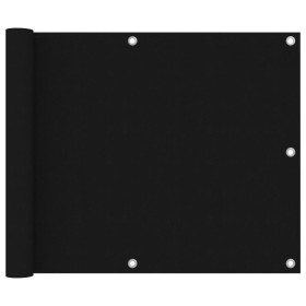 Toldo para balcón de tela oxford negro 75x600 cm by vidaXL, Umbrellas - Ref: Foro24-135059, Price: 26,23 €, Discount: %