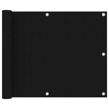 Toldo para balcón de tela oxford negro 75x600 cm by vidaXL, Umbrellas - Ref: Foro24-135059, Price: 26,23 €, Discount: %