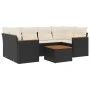 7-piece garden dining set with black synthetic rattan cushions by , Garden sets - Ref: Foro24-3258199, Price: 428,90 €, Disco...