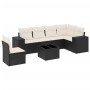 7-piece garden dining set with black synthetic rattan cushions by , Garden sets - Ref: Foro24-3254973, Price: 442,23 €, Disco...
