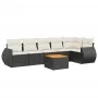 7-piece garden dining set with black synthetic rattan cushions by , Garden sets - Ref: Foro24-3257344, Price: 428,22 €, Disco...