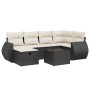 7-piece garden dining set with black synthetic rattan cushions by , Garden sets - Ref: Foro24-3264112, Price: 419,70 €, Disco...