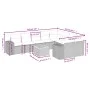 Garden sofa set 10 pieces with black synthetic rattan cushions by , Garden sets - Ref: Foro24-3257932, Price: 607,08 €, Disco...