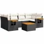 7-piece garden dining set with black synthetic rattan cushions by , Garden sets - Ref: Foro24-3259039, Price: 443,95 €, Disco...