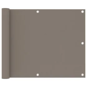 Taupe gray oxford fabric balcony awning 75x500 cm by vidaXL, Umbrellas - Ref: Foro24-134986, Price: 21,96 €, Discount: %