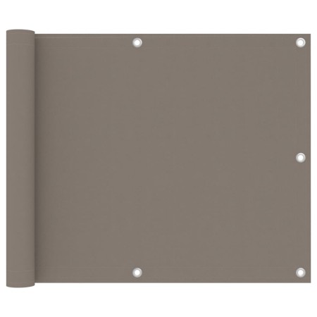 Taupe gray oxford fabric balcony awning 75x500 cm by vidaXL, Umbrellas - Ref: Foro24-134986, Price: 25,59 €, Discount: %