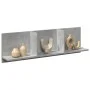 Mueble de pared madera ingeniería gris hormigón 100x16,5x30 cm de , Estantes y estanterías - Ref: Foro24-854862, Precio: 27,4...