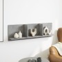 Mueble de pared madera ingeniería gris hormigón 100x16,5x30 cm de , Estantes y estanterías - Ref: Foro24-854862, Precio: 27,8...
