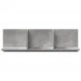 Mueble de pared madera ingeniería gris hormigón 100x16,5x30 cm de , Estantes y estanterías - Ref: Foro24-854862, Precio: 27,4...