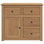 Sideboard with drawers Panama solid pine wood 93x40x80 cm by , Sideboards - Ref: Foro24-4016384, Price: 167,57 €, Discount: %