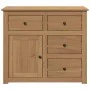 Sideboard with drawers Panama solid pine wood 93x40x80 cm by , Sideboards - Ref: Foro24-4016384, Price: 165,04 €, Discount: %