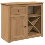 Sideboard mit Schublade Panama Massivholz Kiefer 93x40x80 cm von , Sideboards - Ref: Foro24-4016386, Preis: 160,68 €, Rabatt: %