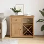 Sideboard mit Schublade Panama Massivholz Kiefer 93x40x80 cm von , Sideboards - Ref: Foro24-4016386, Preis: 160,68 €, Rabatt: %
