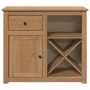 Sideboard mit Schublade Panama Massivholz Kiefer 93x40x80 cm von , Sideboards - Ref: Foro24-4016386, Preis: 160,68 €, Rabatt: %
