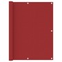 Toldo para balcón tela oxford rojo 120x400 cm de vidaXL, Sombrillas - Ref: Foro24-135041, Precio: 19,77 €, Descuento: %