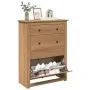 Panama shoe cabinet made of solid pine wood 80x35x105 cm by , Shoe racks and shoe organizers - Ref: Foro24-4016392, Price: 15...