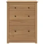 Panama shoe cabinet made of solid pine wood 80x35x105 cm by , Shoe racks and shoe organizers - Ref: Foro24-4016392, Price: 15...
