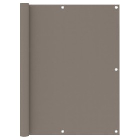 Taupegraue Balkonmarkise aus Oxford-Stoff, 120 x 400 cm von vidaXL, Sonnenschirme - Ref: Foro24-134993, Preis: 29,23 €, Rabat...