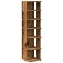Engineered wood aged shoe cabinet 28x27x102 cm by , Shoe racks and shoe organizers - Ref: Foro24-856664, Price: 63,42 €, Disc...