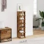 Engineered wood aged shoe cabinet 28x27x102 cm by , Shoe racks and shoe organizers - Ref: Foro24-856664, Price: 63,42 €, Disc...