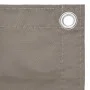 Taupe gray oxford fabric balcony awning 120x400 cm by vidaXL, Umbrellas - Ref: Foro24-134993, Price: 27,89 €, Discount: %