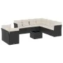 Set de sofás de jardín 10 pzas cojines ratán sintético negro by , Garden sets - Ref: Foro24-3249685, Price: 616,98 €, Discoun...