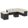 Set de sofás de jardín 10 pzas cojines ratán sintético negro by , Garden sets - Ref: Foro24-3249685, Price: 626,77 €, Discoun...